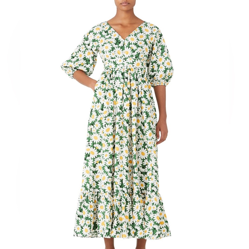 Kate Spade Daisy Bodega Midi Dress Size 12 - Picture 13 of 13